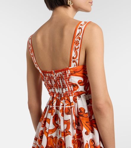 Robe Majolica en coton - Dolce&Gabbana - Modalova