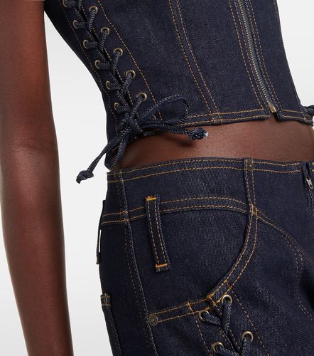 Jean Paul Gaultier Bustier en jean - Jean Paul Gaultier - Modalova
