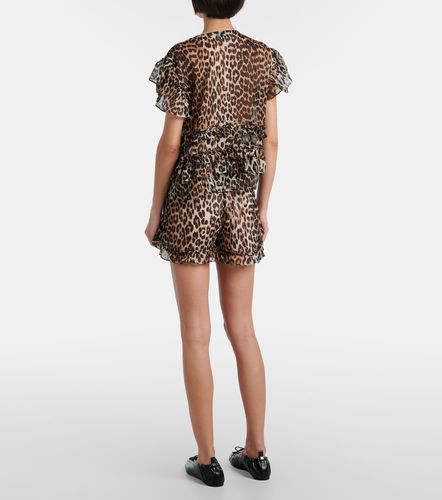 Ganni Blouse à motif léopard - Ganni - Modalova