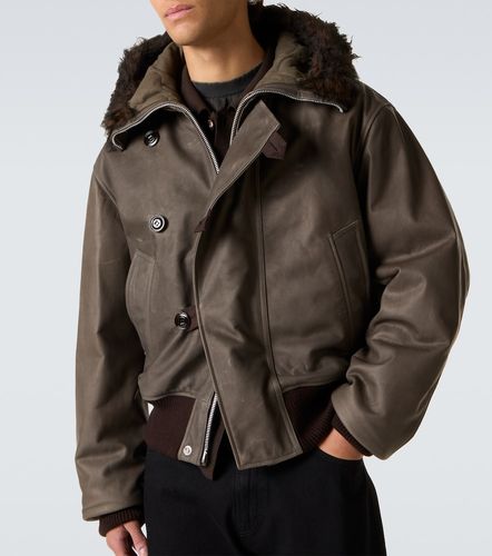 Veste Compel en cuir et shearling - Our Legacy - Modalova