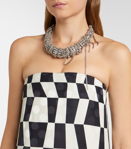 Robe bustier à imprimé - Dries Van Noten - Modalova