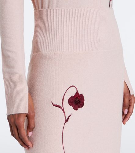 Erdem Jupe midi en maille à fleurs - Erdem - Modalova