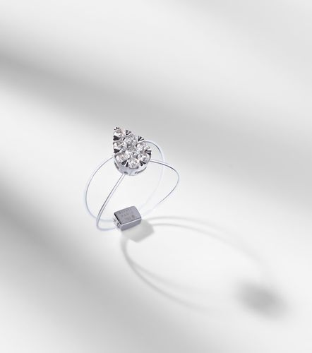 Persée Bague Floating en or blanc 18 ct et diamant - Persee - Modalova