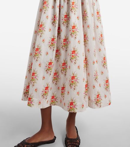 Dôen Robe midi Ischia en coton à fleurs - Doen - Modalova