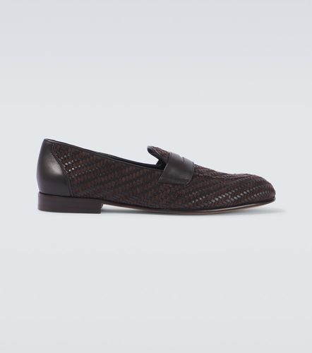 Mocassins Appia en cuir et daim - Brioni - Modalova