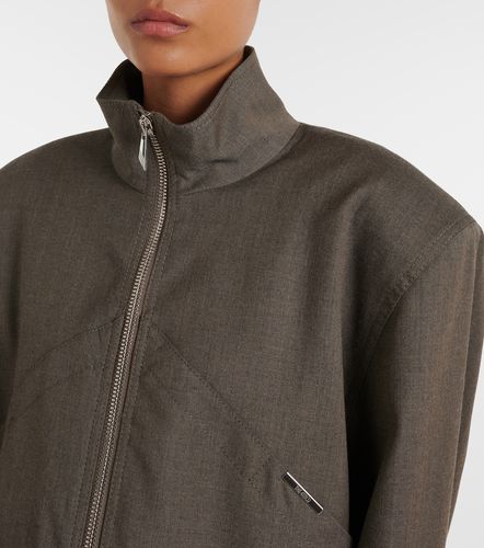 Bomber en laine vierge mélangée - The Attico - Modalova