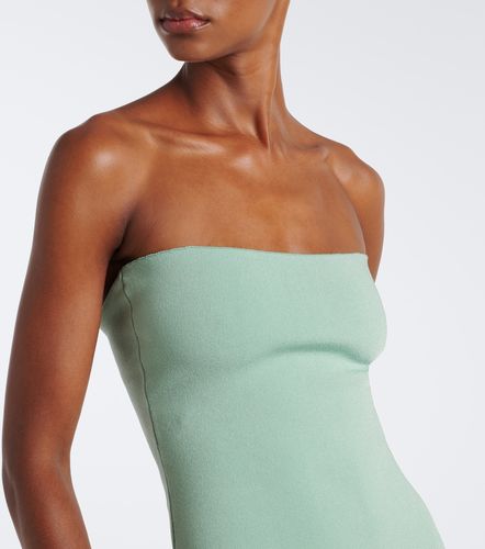 Robe midi bustier Sera en piqué - Jacquemus - Modalova