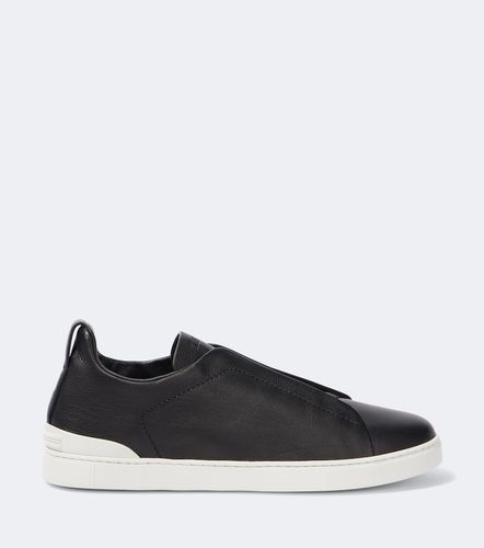 Zegna Baskets Triple Stitch en cuir - Zegna - Modalova