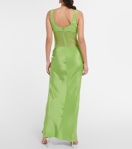 Robe longue en satin de soie - Christopher Esber - Modalova