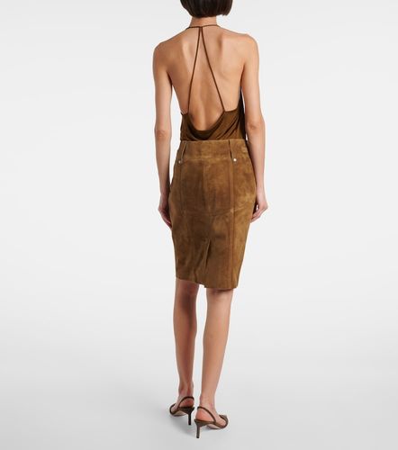Tom Ford Jupe crayon en daim - Tom Ford - Modalova