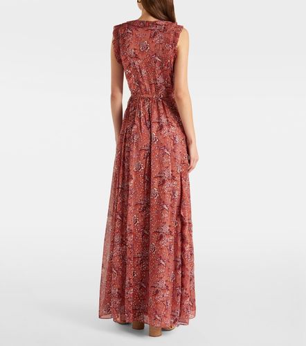 Robe longue Aida en mousseline de soie mélangée - Ulla Johnson - Modalova