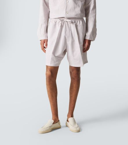 Short Julian en coton et soie à rayures - Umit Benan - Modalova