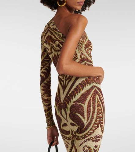 Robe midi asymétrique imprimée - Etro - Modalova