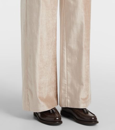 Pantalon ample en coton mélangé - Brunello Cucinelli - Modalova