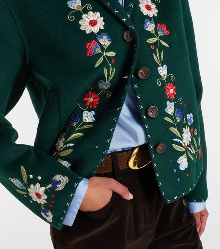 Veste Jude brodée en laine mélangée - Rixo - Modalova