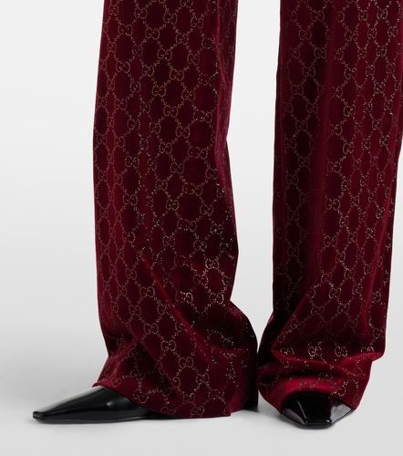Gucci Pantalon ample GG en velours - Gucci - Modalova
