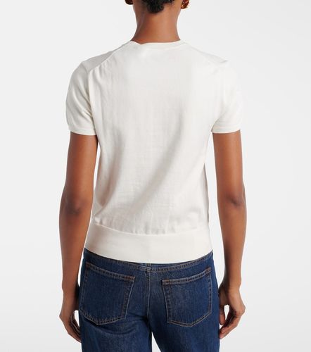 Top en coton mélangé à logo - Polo Ralph Lauren - Modalova