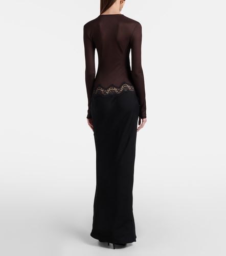 Robe longue à dentelle - Christopher Esber - Modalova