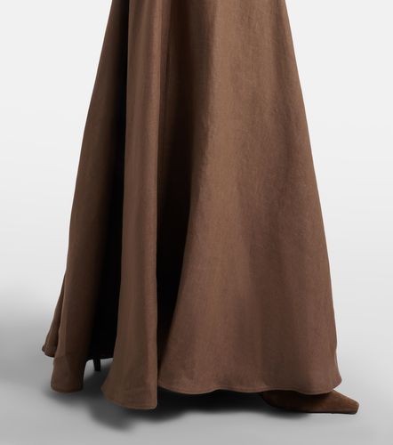 Robe longue Eldred en lin - Ralph Lauren Collection - Modalova
