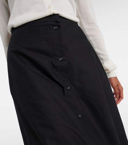 Jupe longue en coton à taille haute - Toteme - Modalova