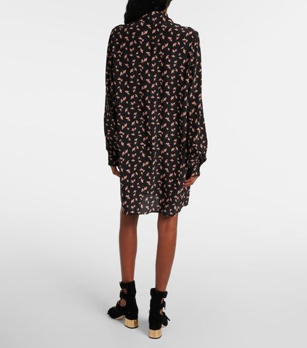 Chloé Robe en soie à imprimé floral - Chloe - Modalova