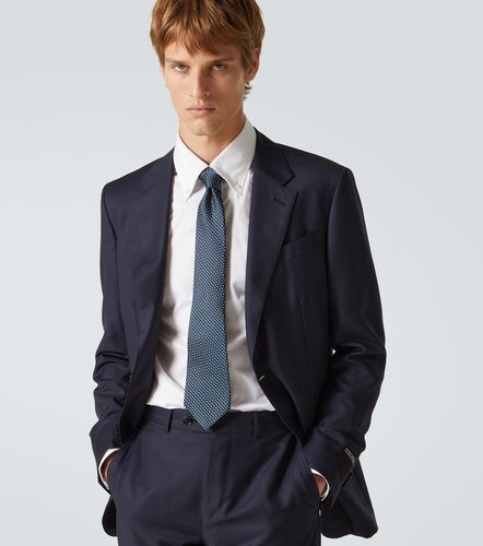 Zegna Cravate en soie jacquard - Zegna - Modalova