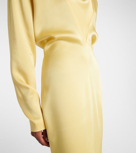 Robe longue en satin - Stella McCartney - Modalova