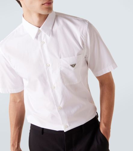Prada Chemise en coton à logo - Prada - Modalova