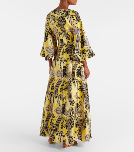 Robe longue Belle imprimée en soie - La DoubleJ - Modalova