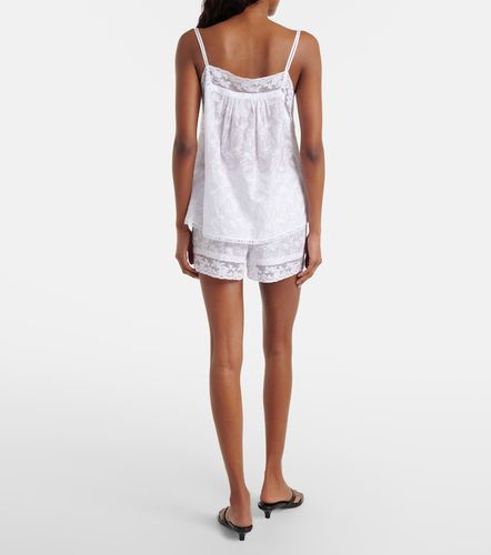Short Floralie en coton mélangé à fleurs - Eres - Modalova