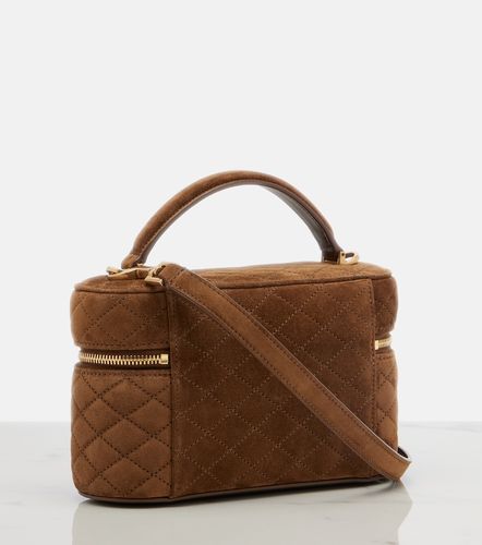 Sac vanity Gaby Mini en daim matelassé - Saint Laurent - Modalova