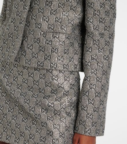 Gucci Blazer GG en lamé - Gucci - Modalova