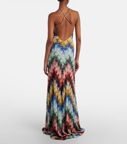 Missoni Robe longue Zigzag en lamé - Missoni - Modalova