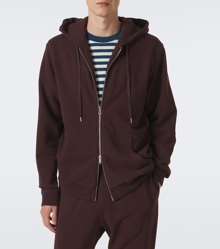 Sweat-shirt à capuche Loopback en coton - Sunspel - Modalova