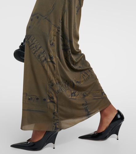 Robe longue en jersey imprimé - Blumarine - Modalova