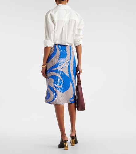 Jupe midi à sequins - Dries Van Noten - Modalova