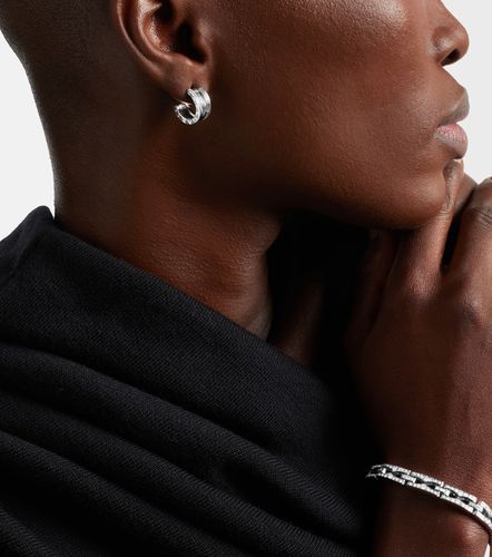 Boucles d’oreilles B.zero1 en or blanc 18 ct et diamants - Bvlgari - Modalova