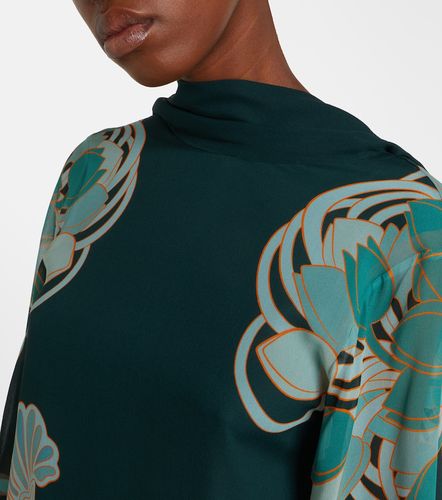 Robe midi Magnifico en soie à imprimé - La DoubleJ - Modalova