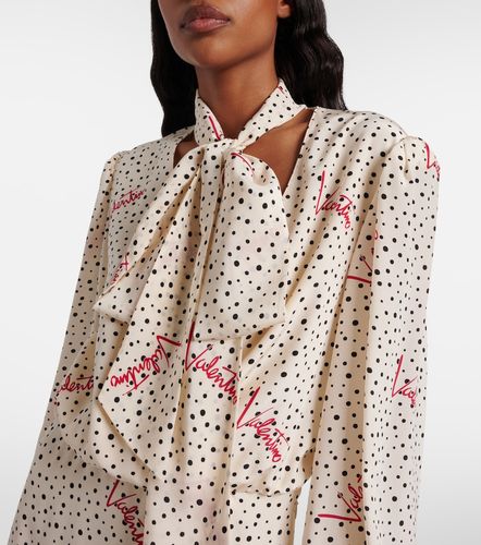 Valentino Robe en soie à pois - Valentino - Modalova