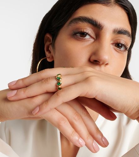 Bague d’éternité Nesting Gem en or 18 ct et émeraudes - Octavia Elizabeth - Modalova