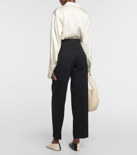 Pantalon ample à taille haute en laine - Jil Sander - Modalova