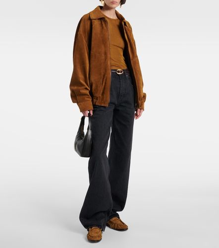 Mocassins Le Loafer en daim - Saint Laurent - Modalova