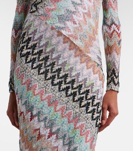 Robe longue Zig-zag en lamé - Missoni - Modalova