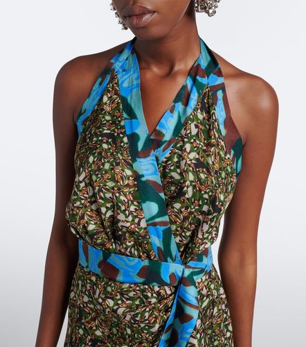 Robe midi à imprimé - Dries Van Noten - Modalova