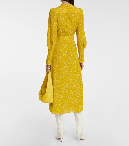 Robe midi Eccentric Floral en soie mélangée - Dorothee Schumacher - Modalova