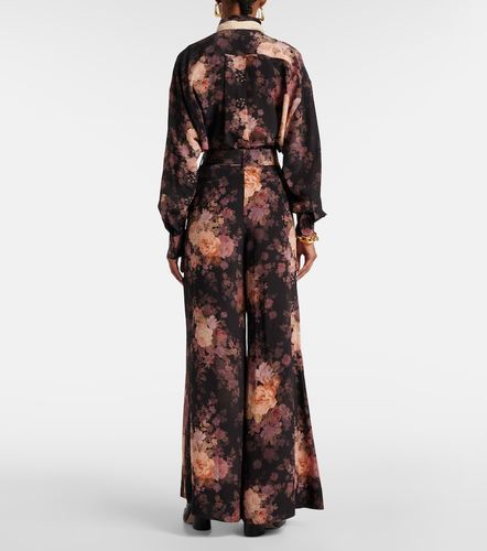 Pantalon ample Illustration en soie - Zimmermann - Modalova