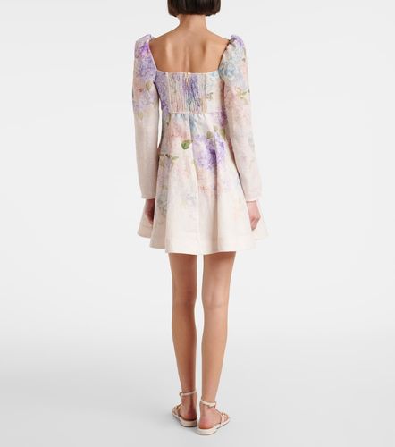 Robe Dawning en lin à fleurs - Zimmermann - Modalova