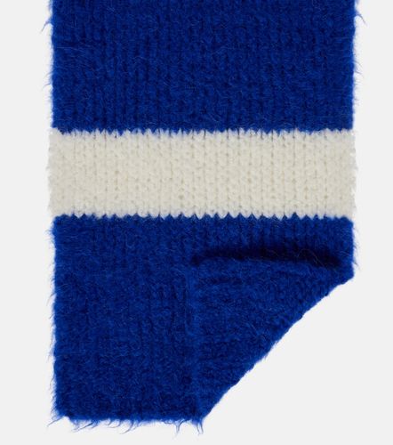 Écharpe rayée en alpaga mélangé - JW Anderson - Modalova
