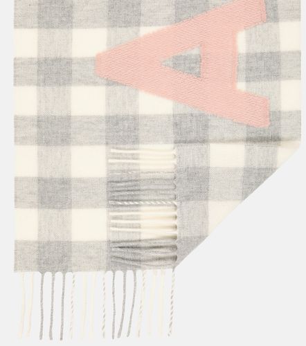 Écharpe en laine mélangée à carreaux - Acne Studios - Modalova