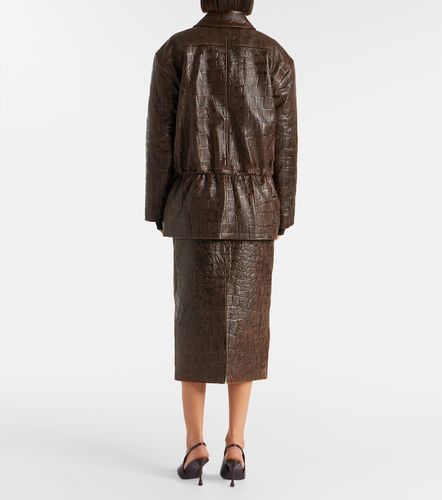 Veste Norcutt en cuir embossé - Emilia Wickstead - Modalova